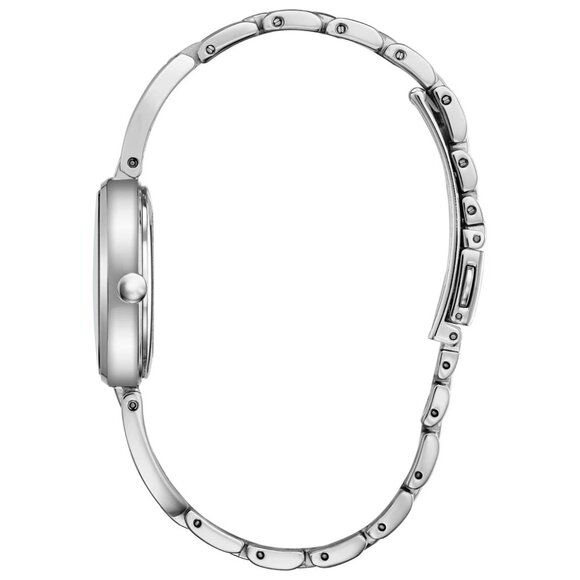 Citizen Women's Modern Eco-Drive Silver Stainless Steel Watch 28 MM EM0630-51D - Picture 6 of 8